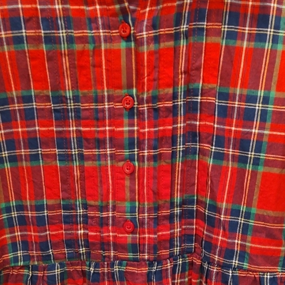 Old Navy Red Plaid Dress - Picture 3 of 4